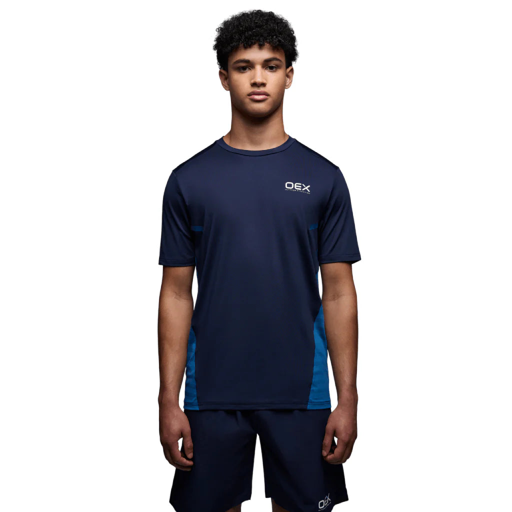 OEX Flash 2.0 Navy T Shirt