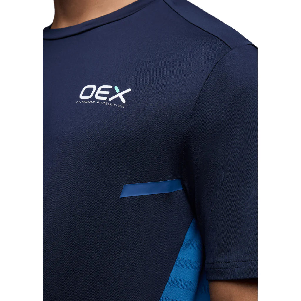 OEX Flash 2.0 Navy T Shirt