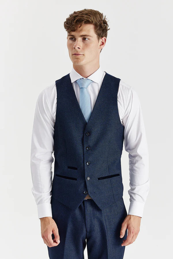 Paul Andrews Arthur Navy Waistcoat