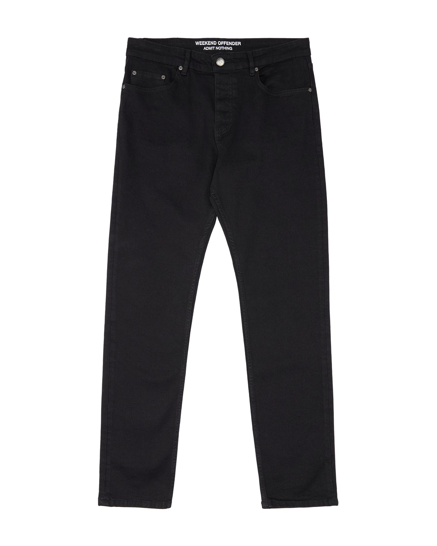 Weekend Offender Tapered Fit Jeans Black