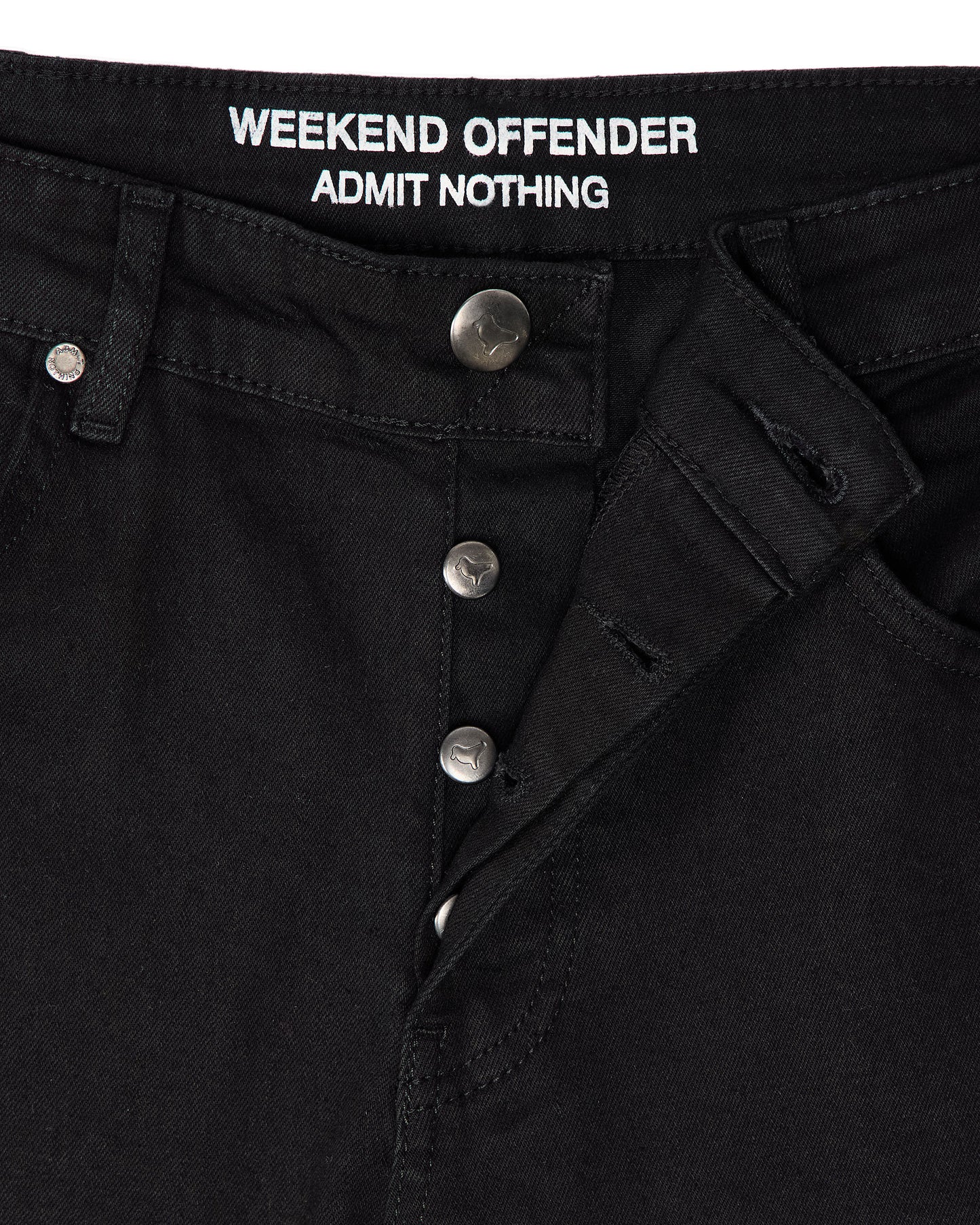 Weekend Offender Tapered Fit Jeans Black