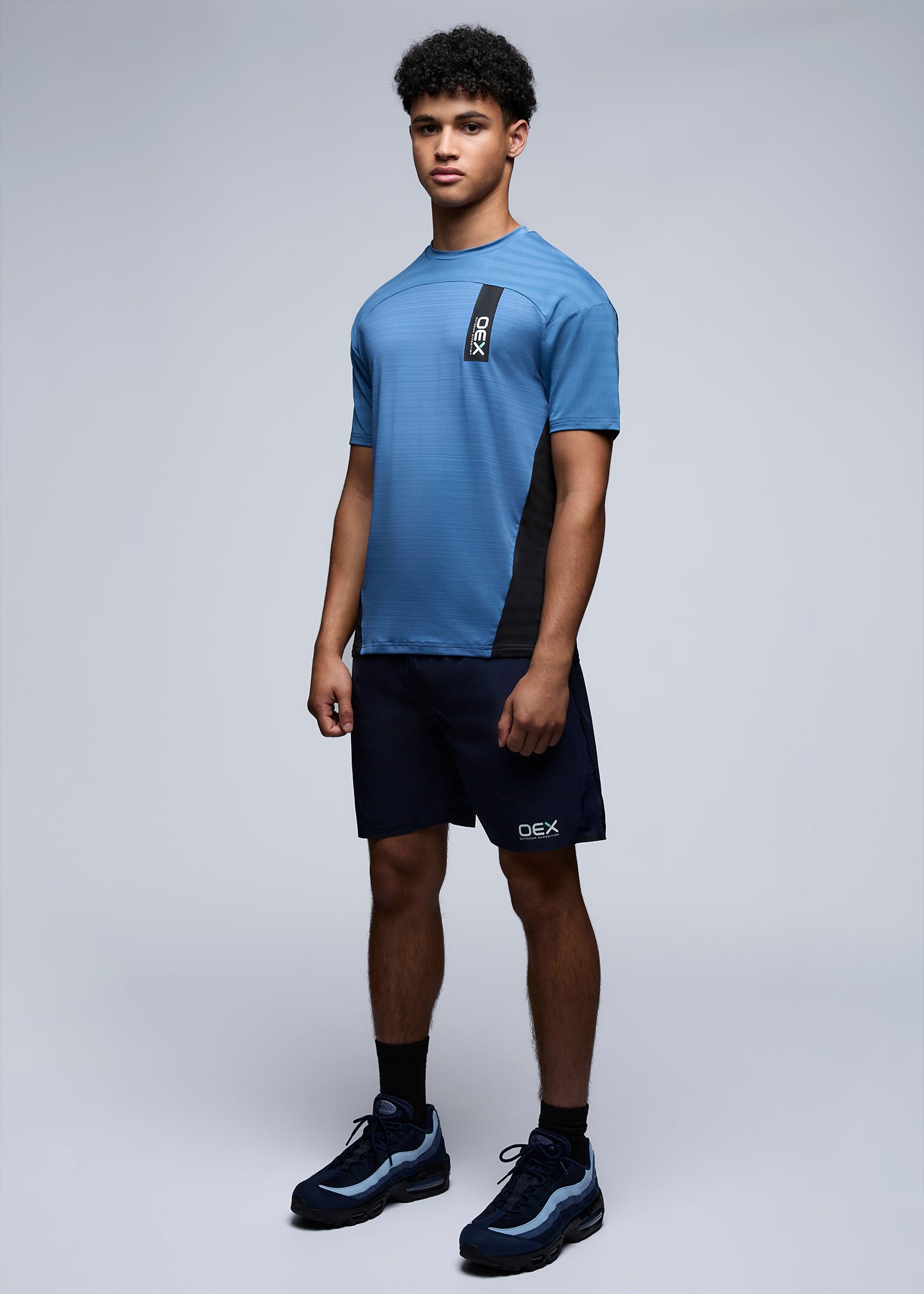 OEX Piton T-Shirt Soft Blue