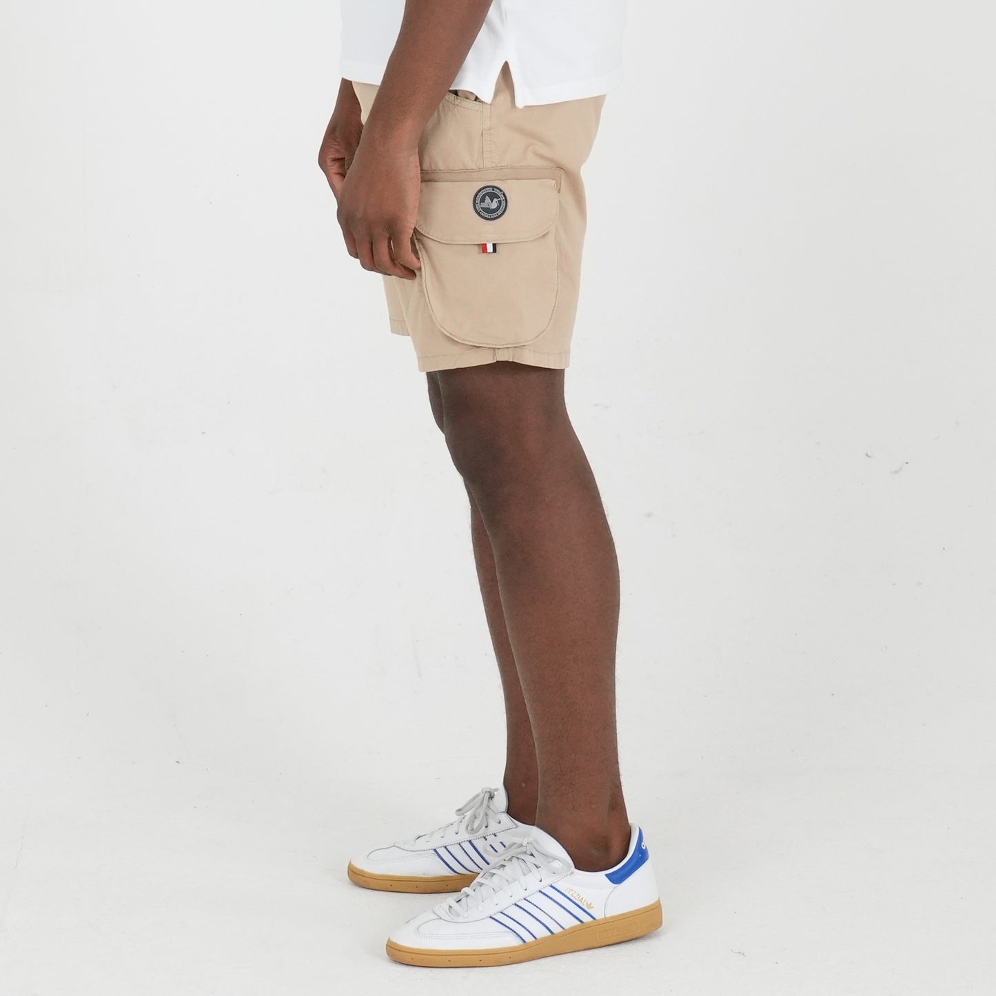 Peaceful Hooligan Bunker Shorts Stone