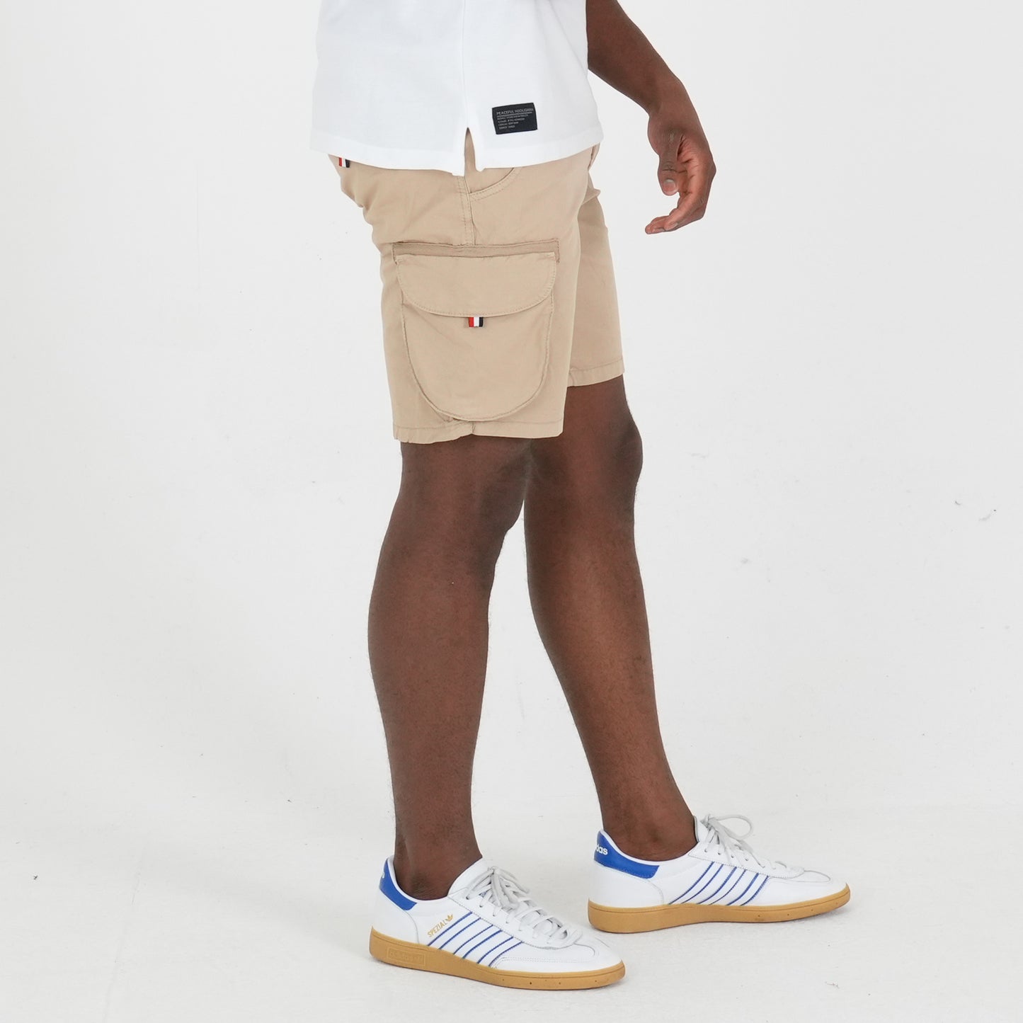 Peaceful Hooligan Bunker Shorts Stone