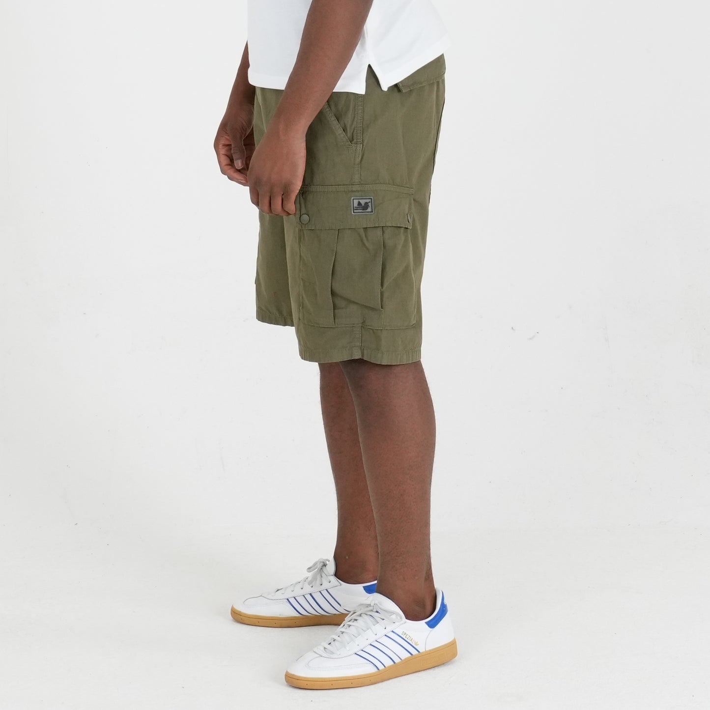 Peaceful Hooligan Container Shorts Dark Olive