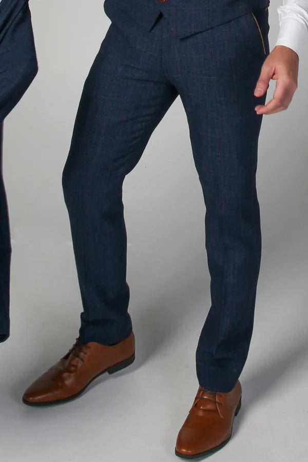 Paul Andrews Scott Navy Trousers