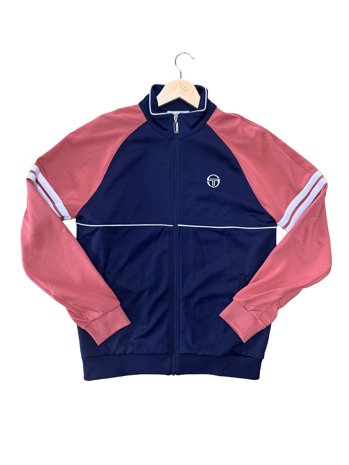 Sergio Tacchini Track Jacket Martime Blue / Light Mahogany / White