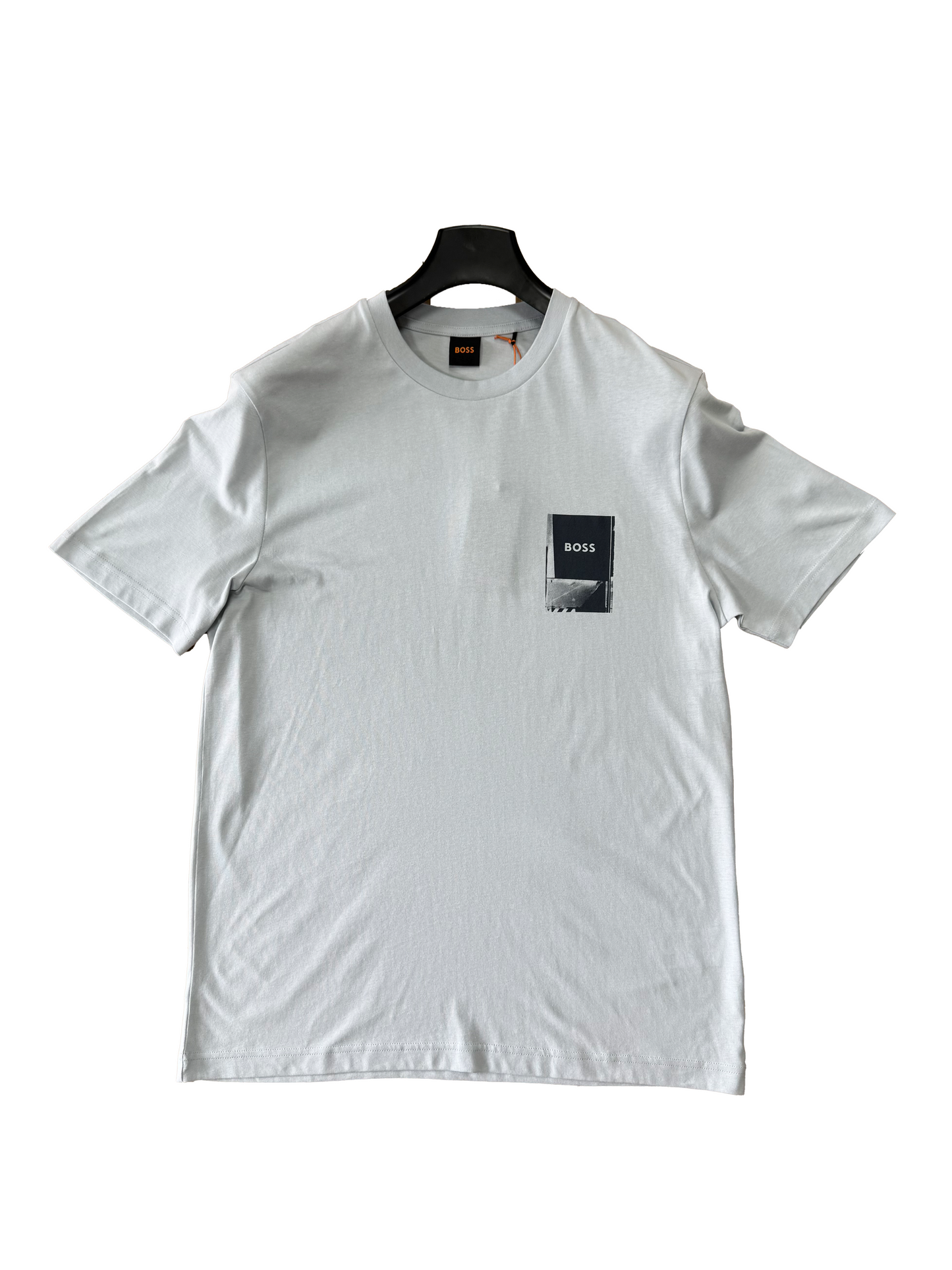 Boss Te_Plain T Shirt Grey