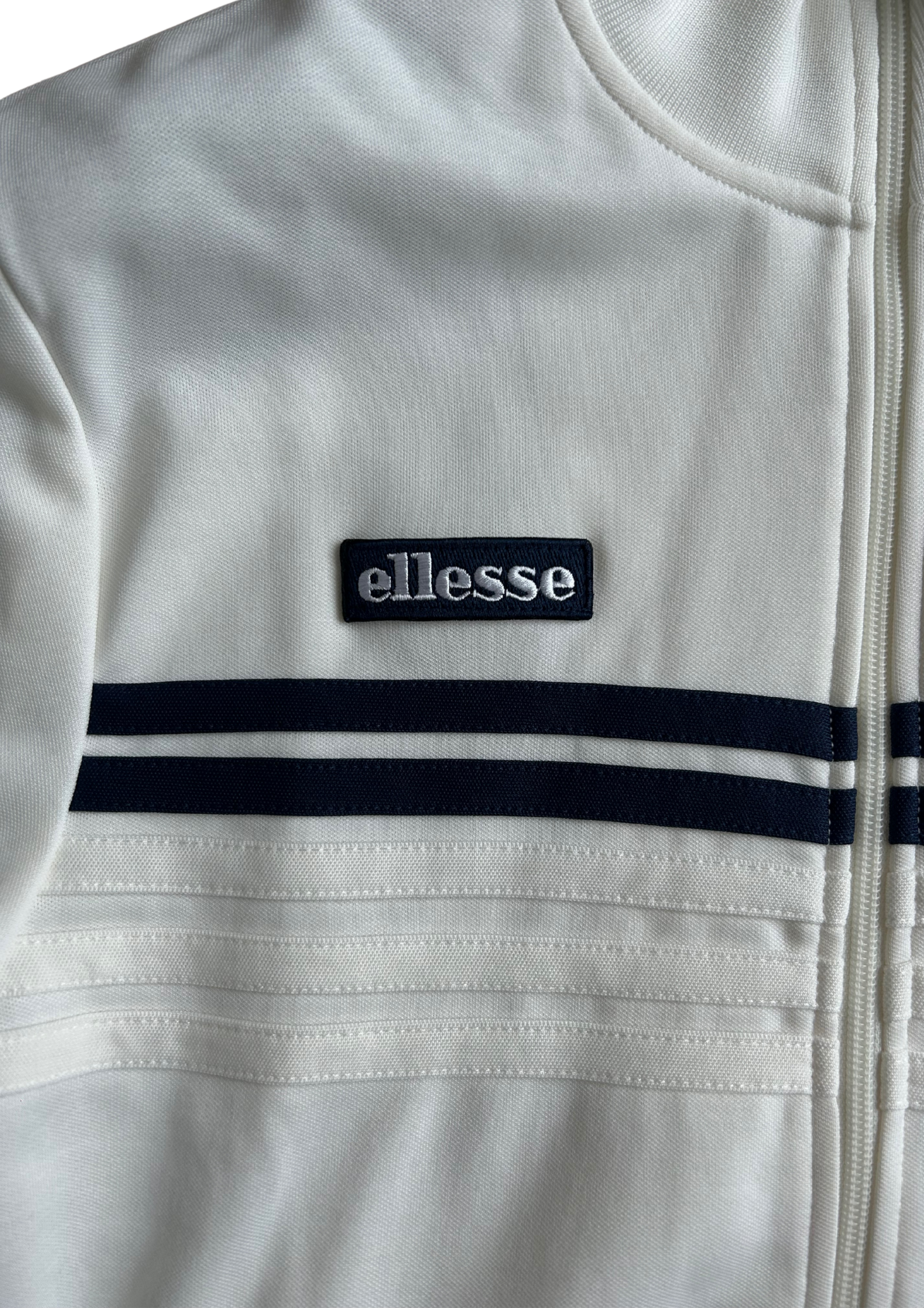 Ellesse Vicenza Track Jacket Off White