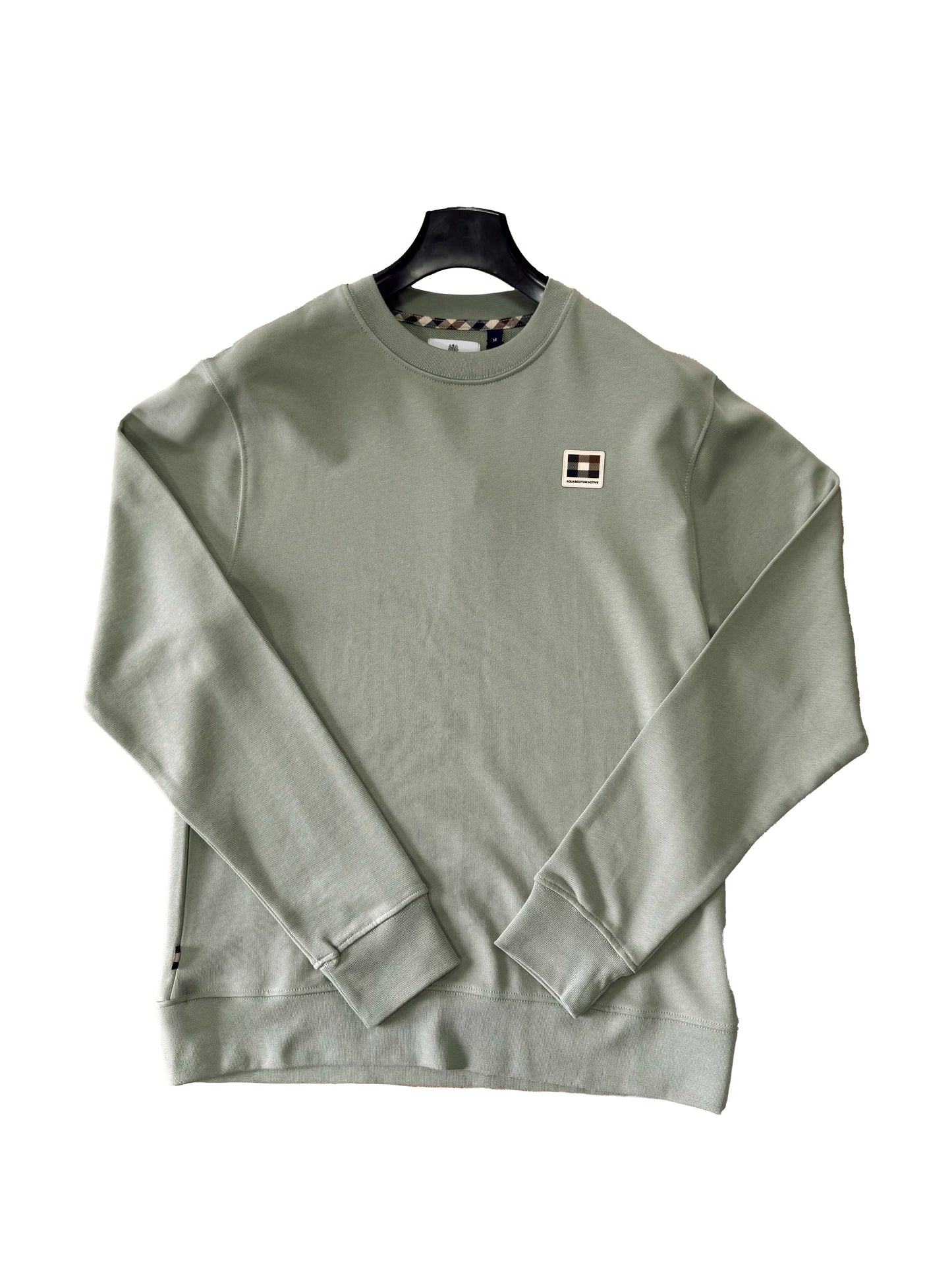 Aquascutum Badge Crewneck Mint