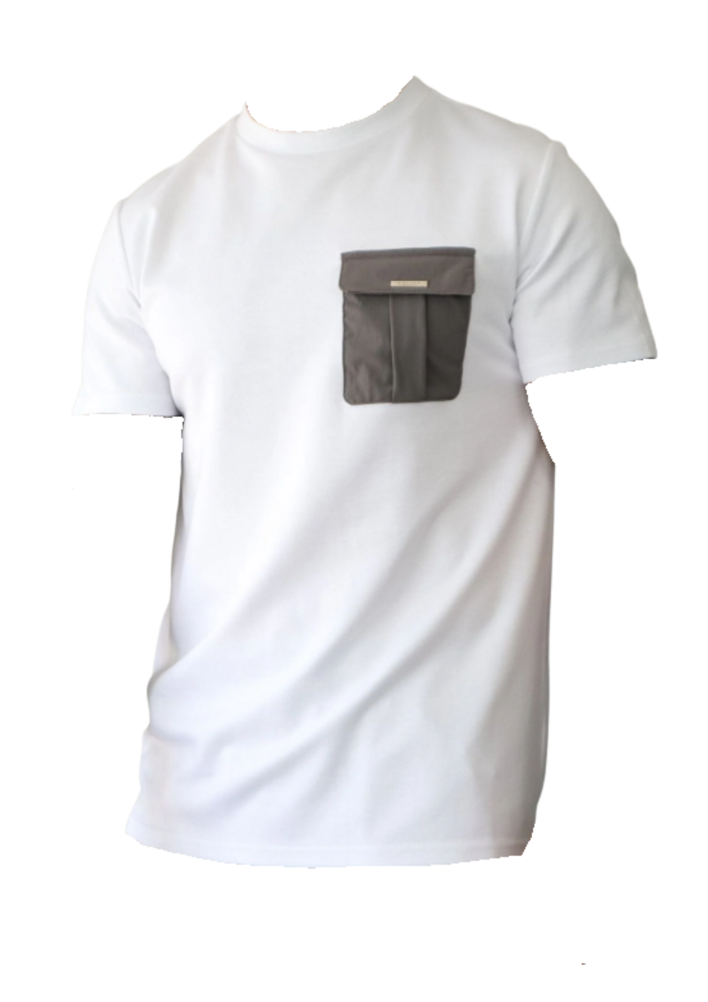 Belier Pocket T-Shirt White Olive