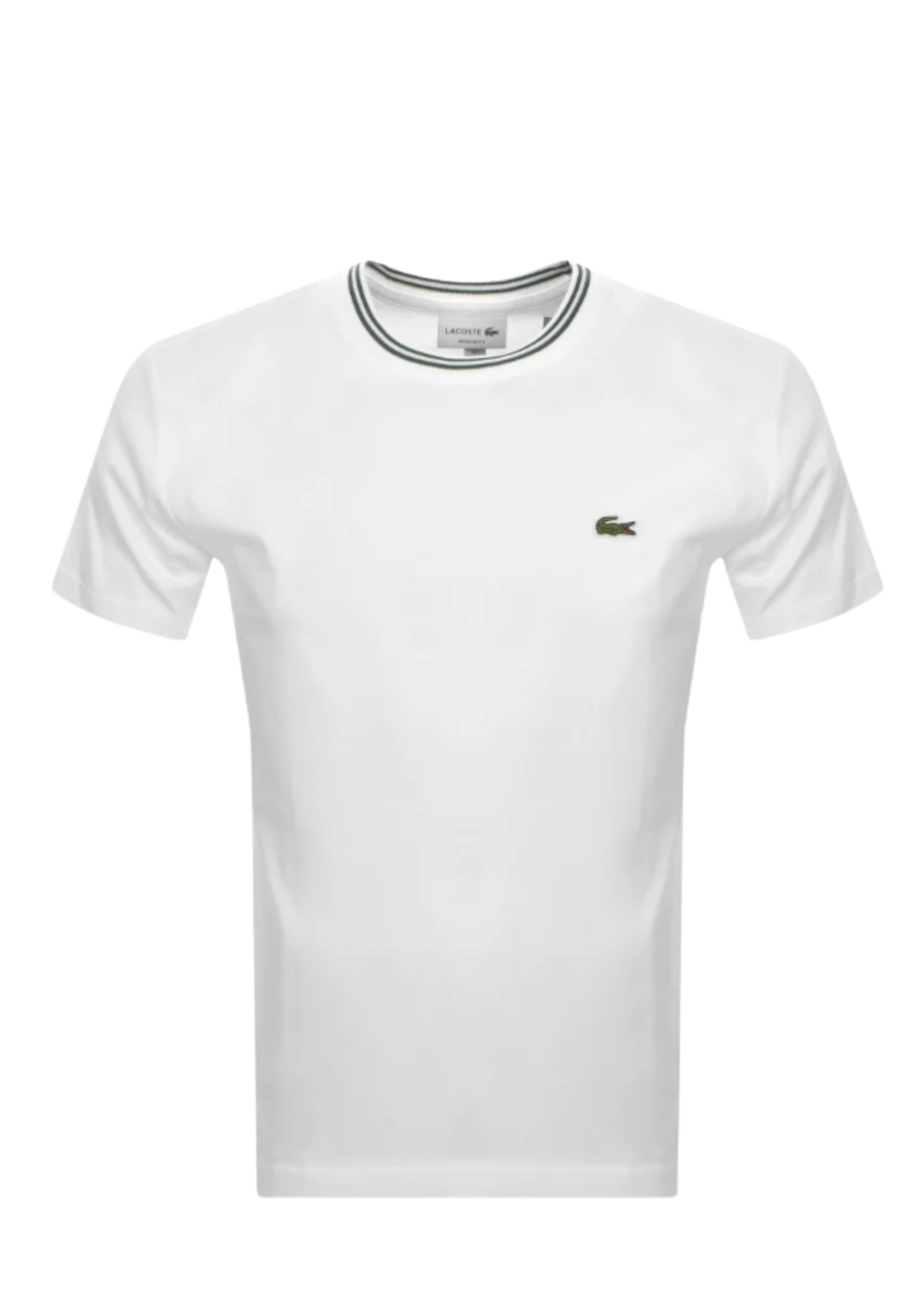 Lacoste White/Green T Shirt