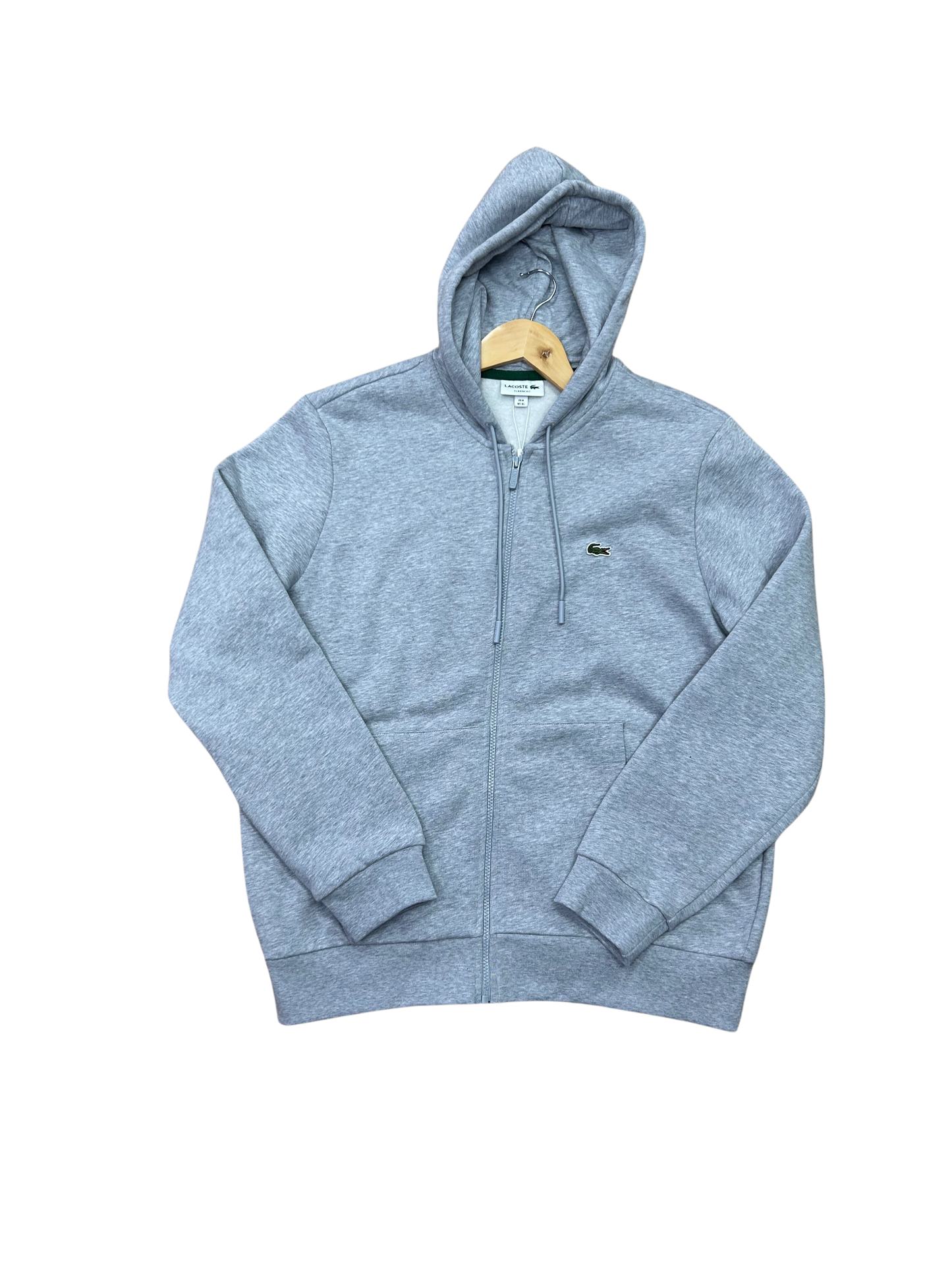 Lacoste Zip Through Grey