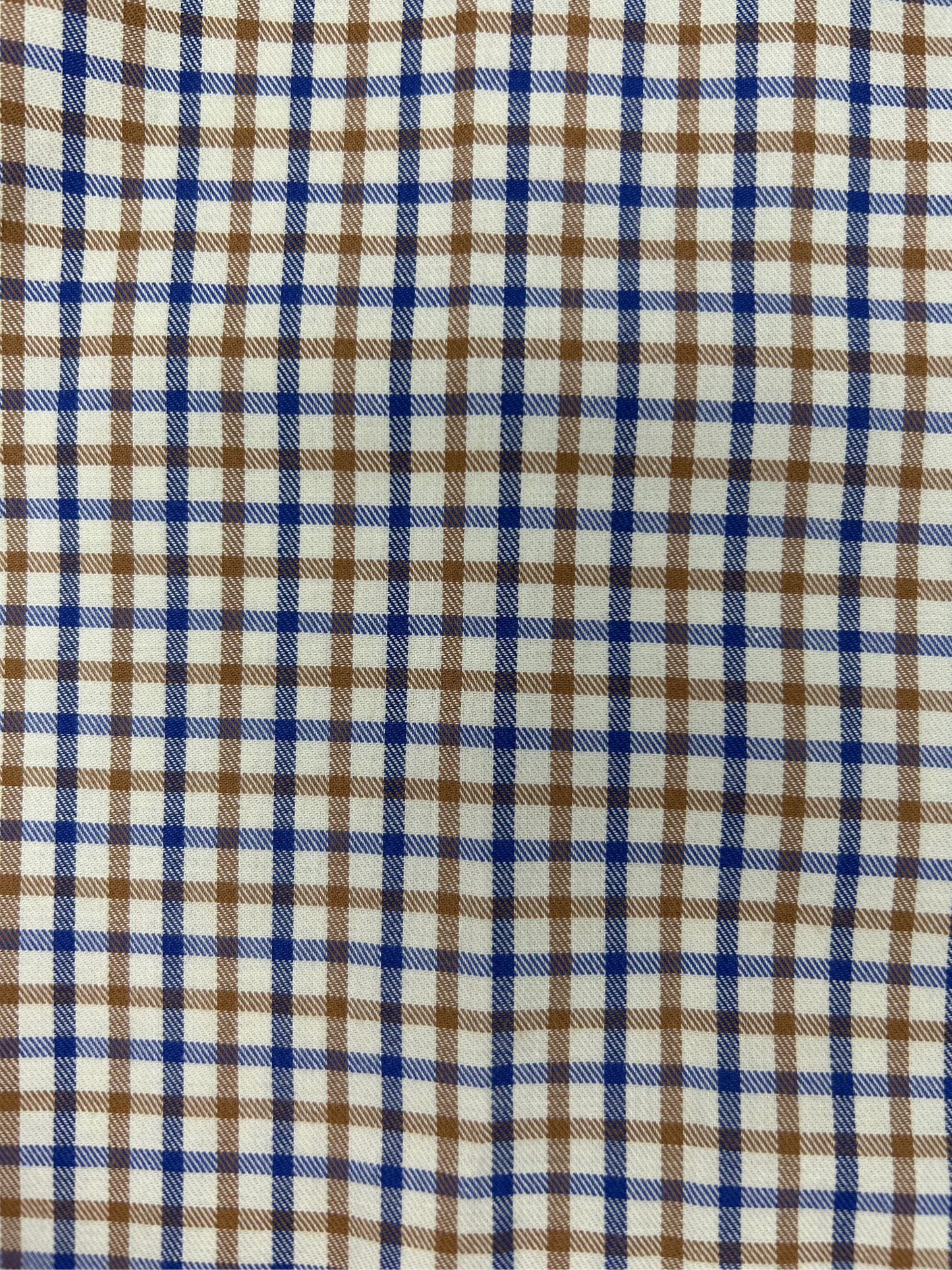 Taylor & Hunt Plaid Shirt Blue/Beige