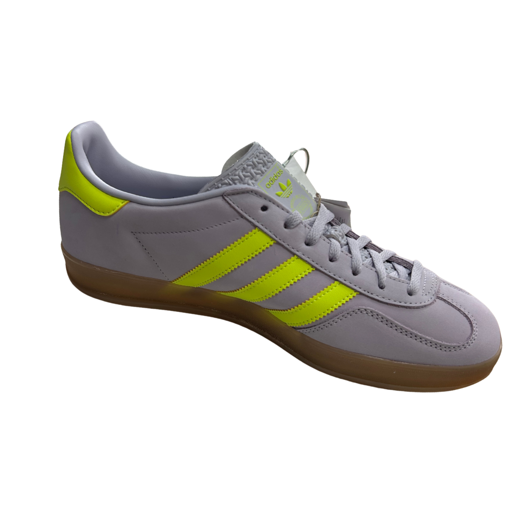 Adidas Gazelle Indoor Purple and Neon