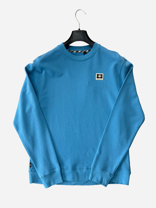 Aquascutum Badge Crewneck Blue