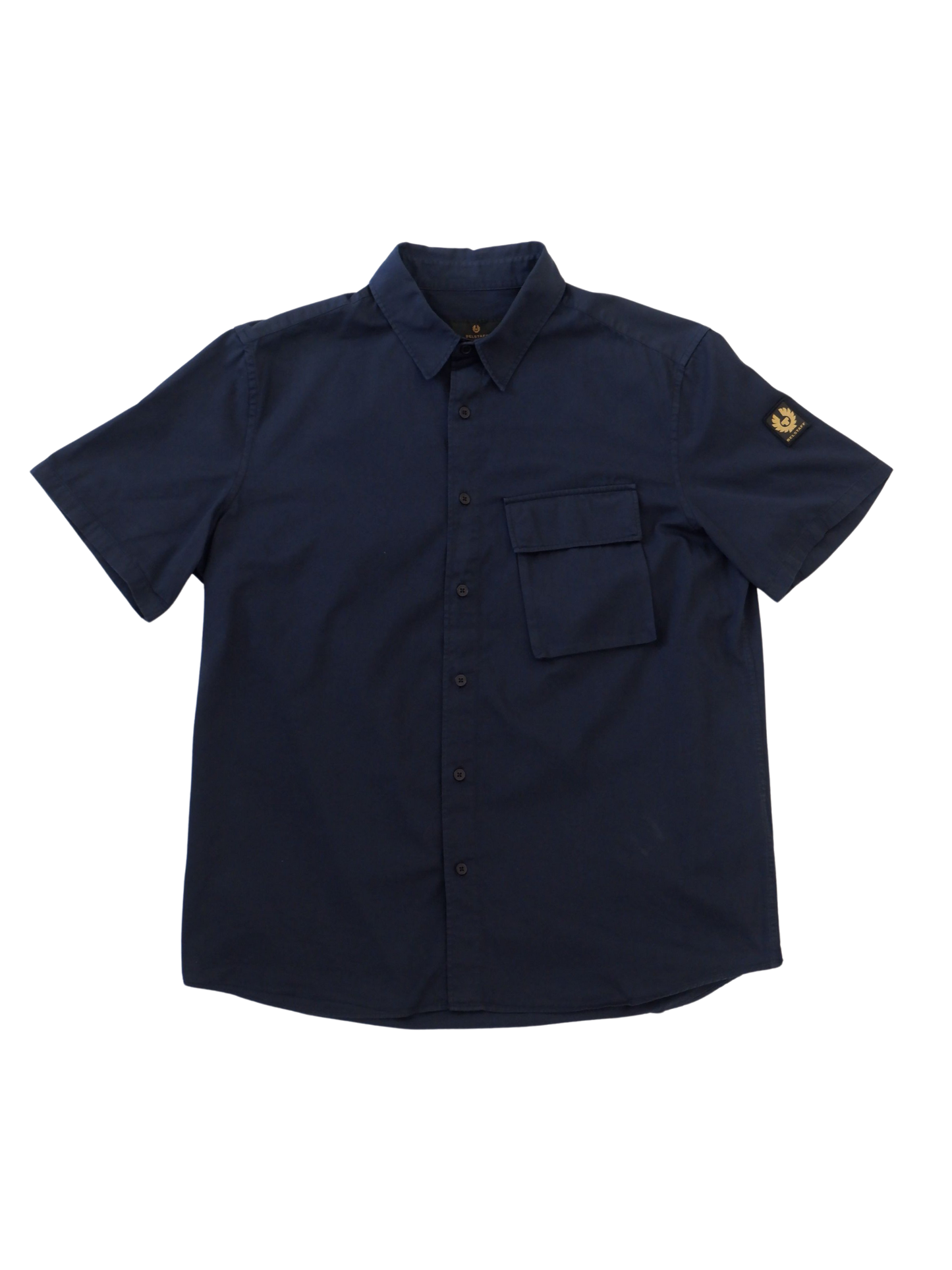 Belstaff Navy Short Sleeve Shirt