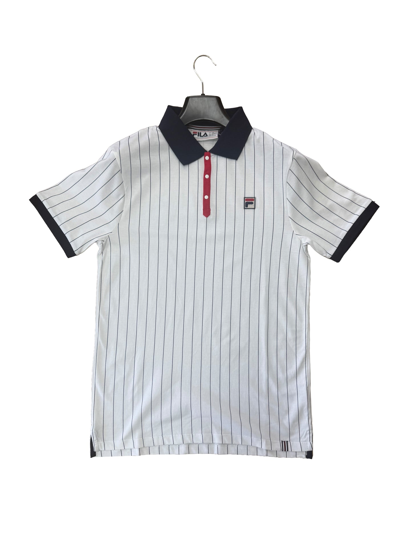 Fila BB1 Classic Stripped Polo Gardenia / Pine Needle / Fudge