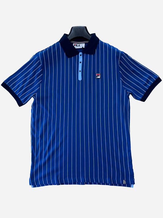 Fila BB1 Classic Vintage Stripped Polo Limoges / White / Frozen Fjord / Fila Navy
