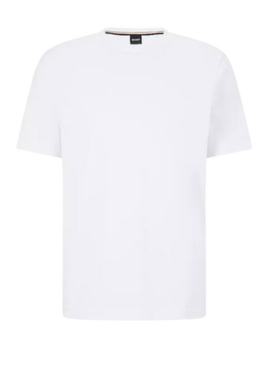 Boss Short Sleeve White T Shirt