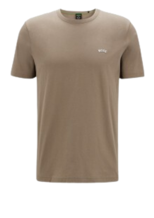Boss Curves T Shirt Beige