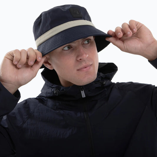 Navy Sonic Bucket Hat