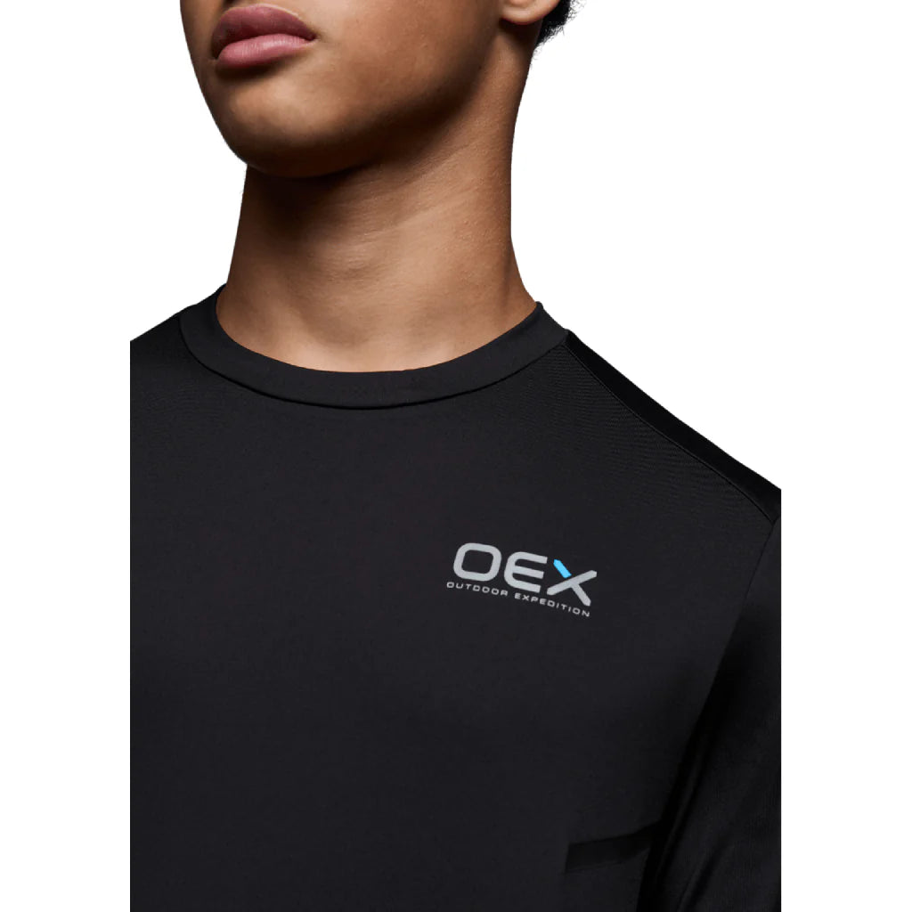 OEX Flash 2.0 T Shirt Black