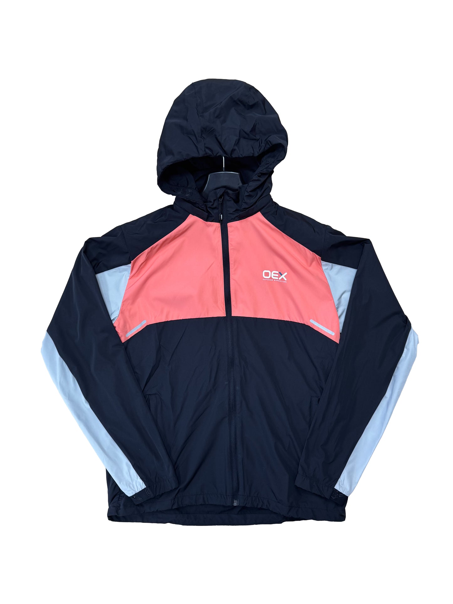 OEX Grampian Windrunner Black / Coral