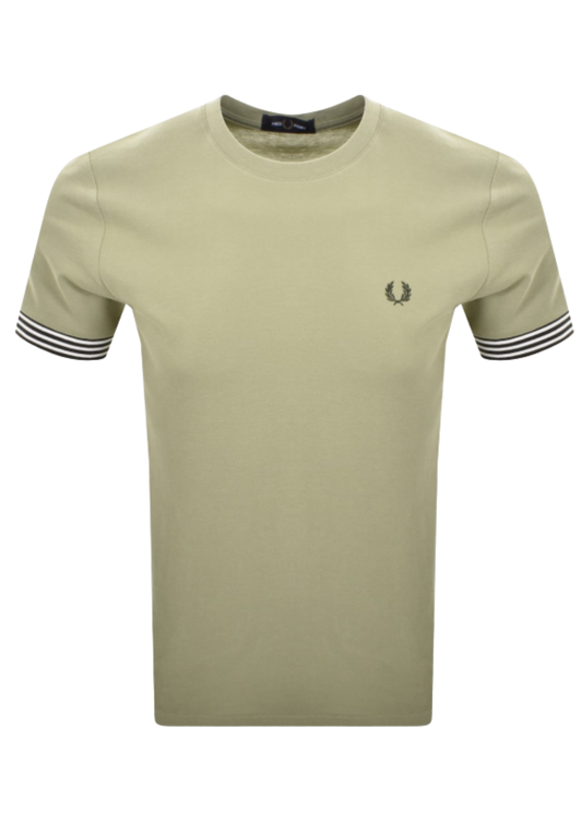 Fred Perry Olive T Shirt