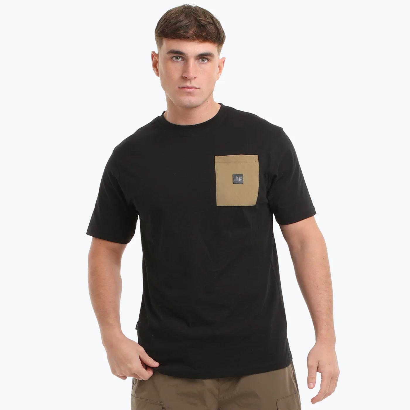 Peaceful Hooligan Flint T-Shirt Black / Mushroom