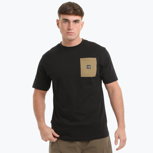 Peaceful Hooligan Flint T-Shirt Black / Mushroom