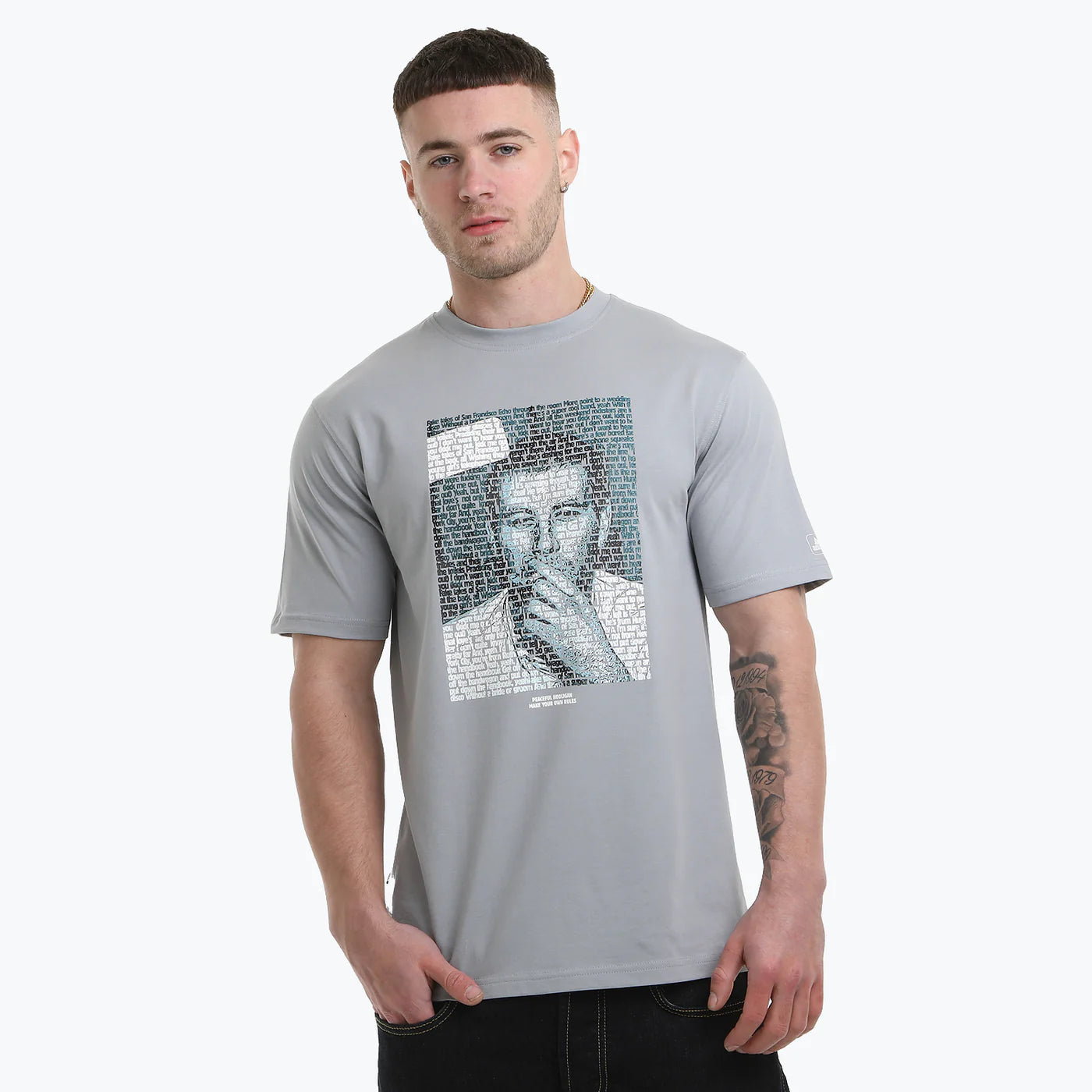 Peaceful Hooligan San Francisco T-Shirt Ice Blue