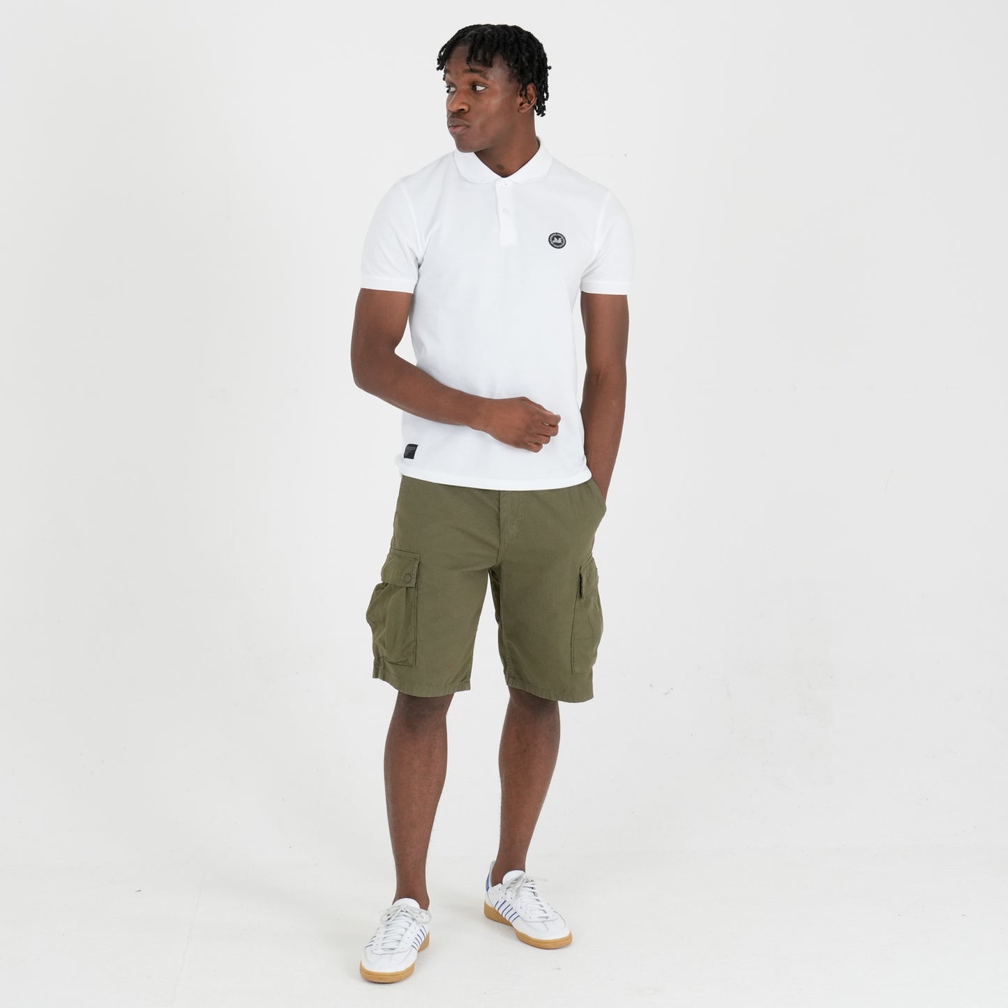 Peaceful Hooligan Container Shorts Dark Olive