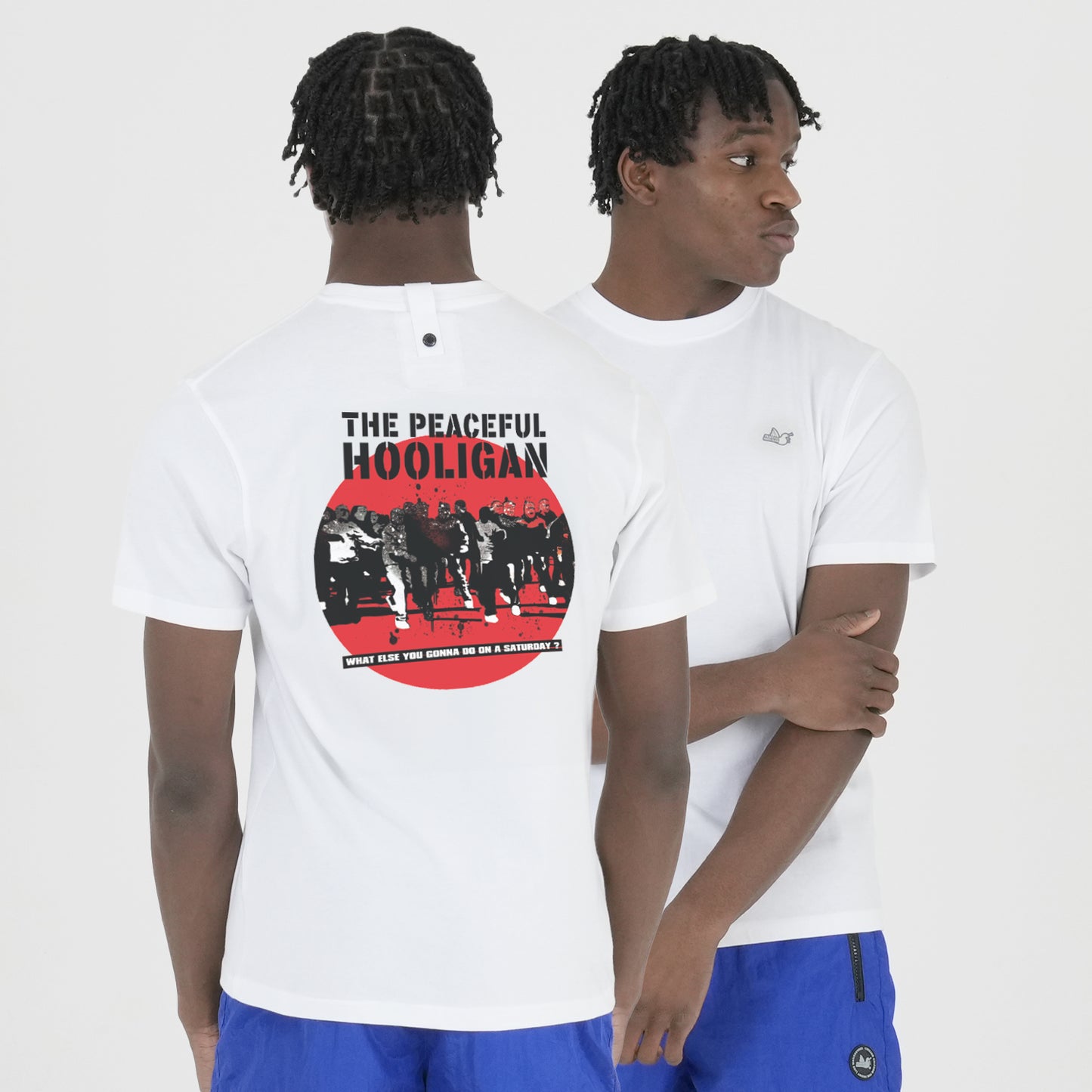 Peaceful Hooligan The Footy Factory T-Shirt White