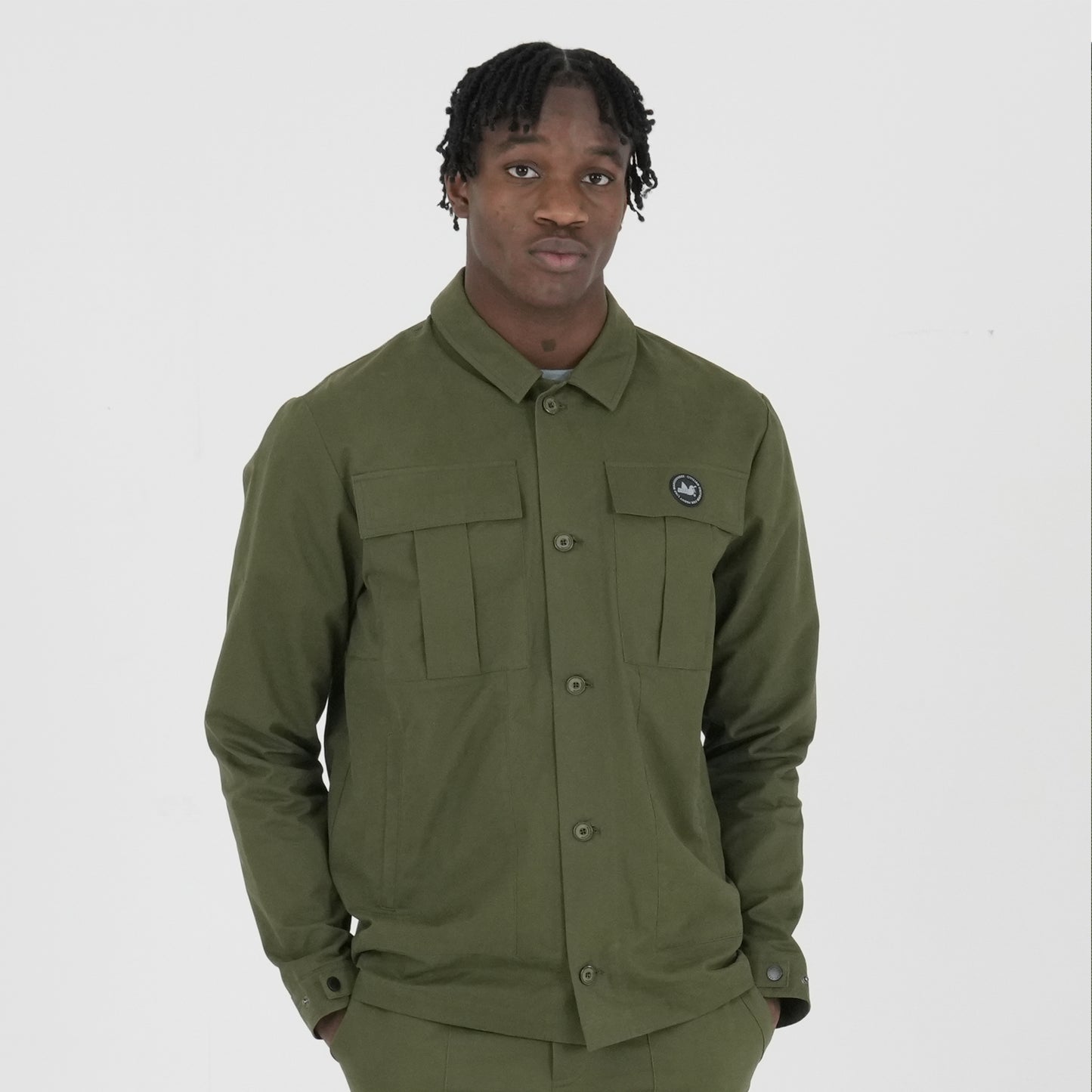 Peaceful Hooligan Harrison Jacket Deep Lichen