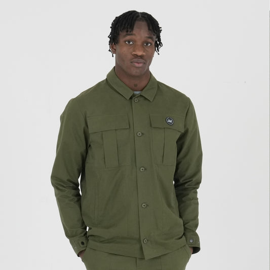 Peaceful Hooligan Harrison Jacket Deep Lichen
