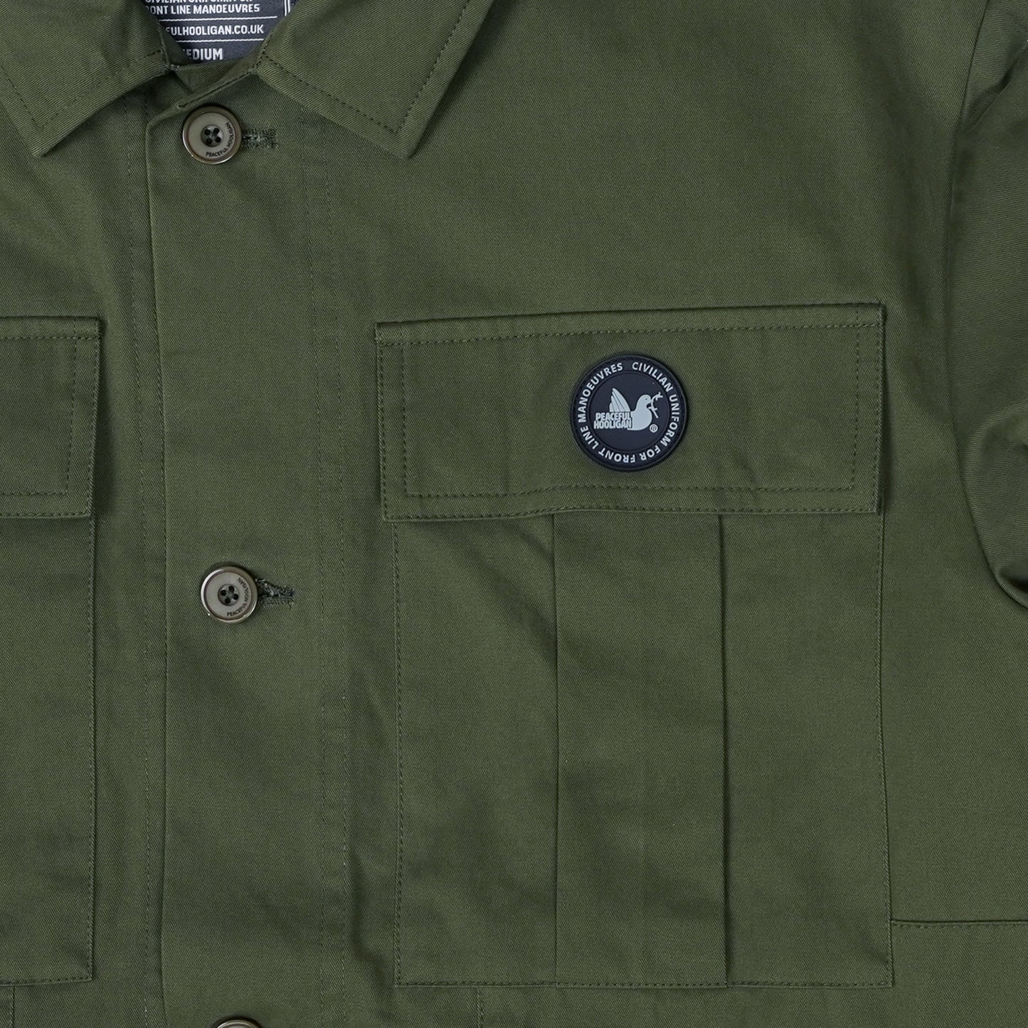 Peaceful Hooligan Harrison Jacket Deep Lichen