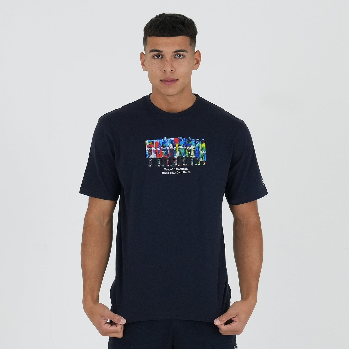 Peaceful Hooligan Riot Colours T-Shirt