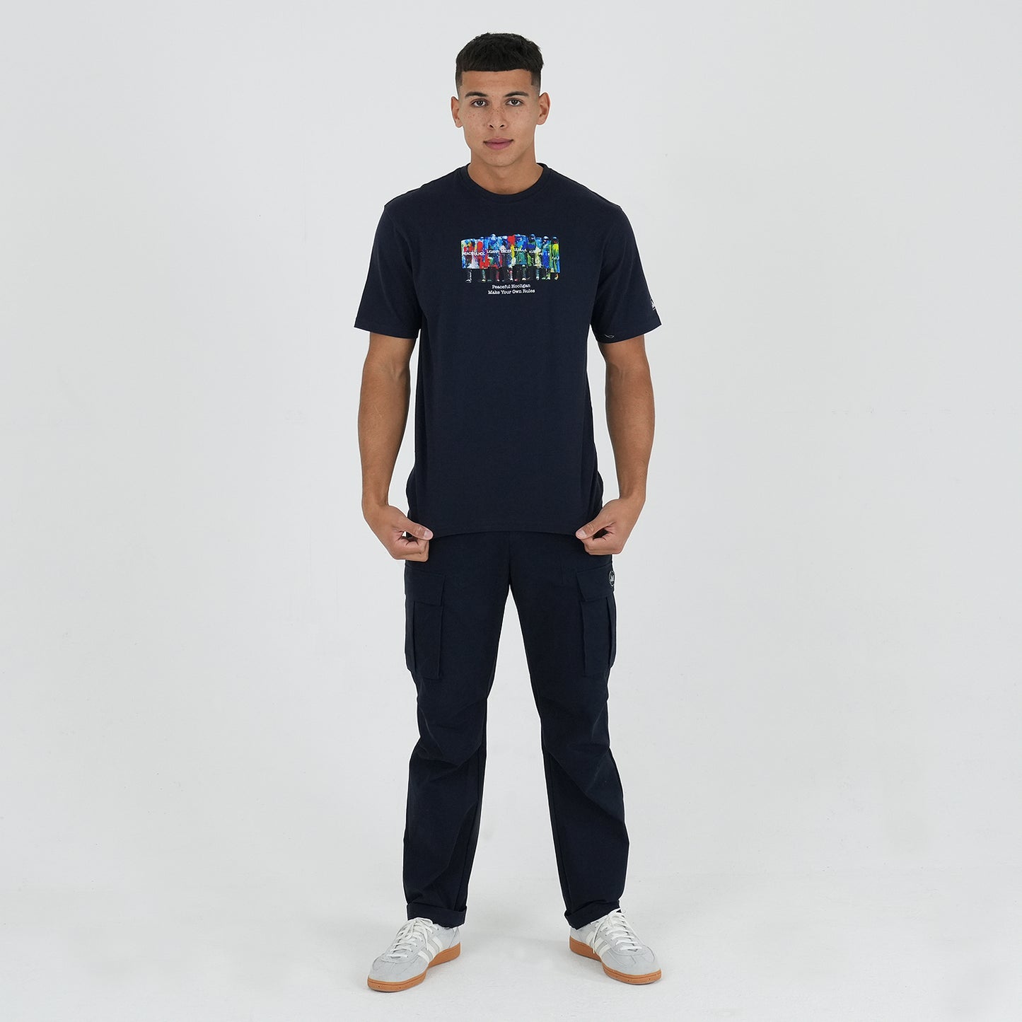 Peaceful Hooligan Riot Colours T-Shirt