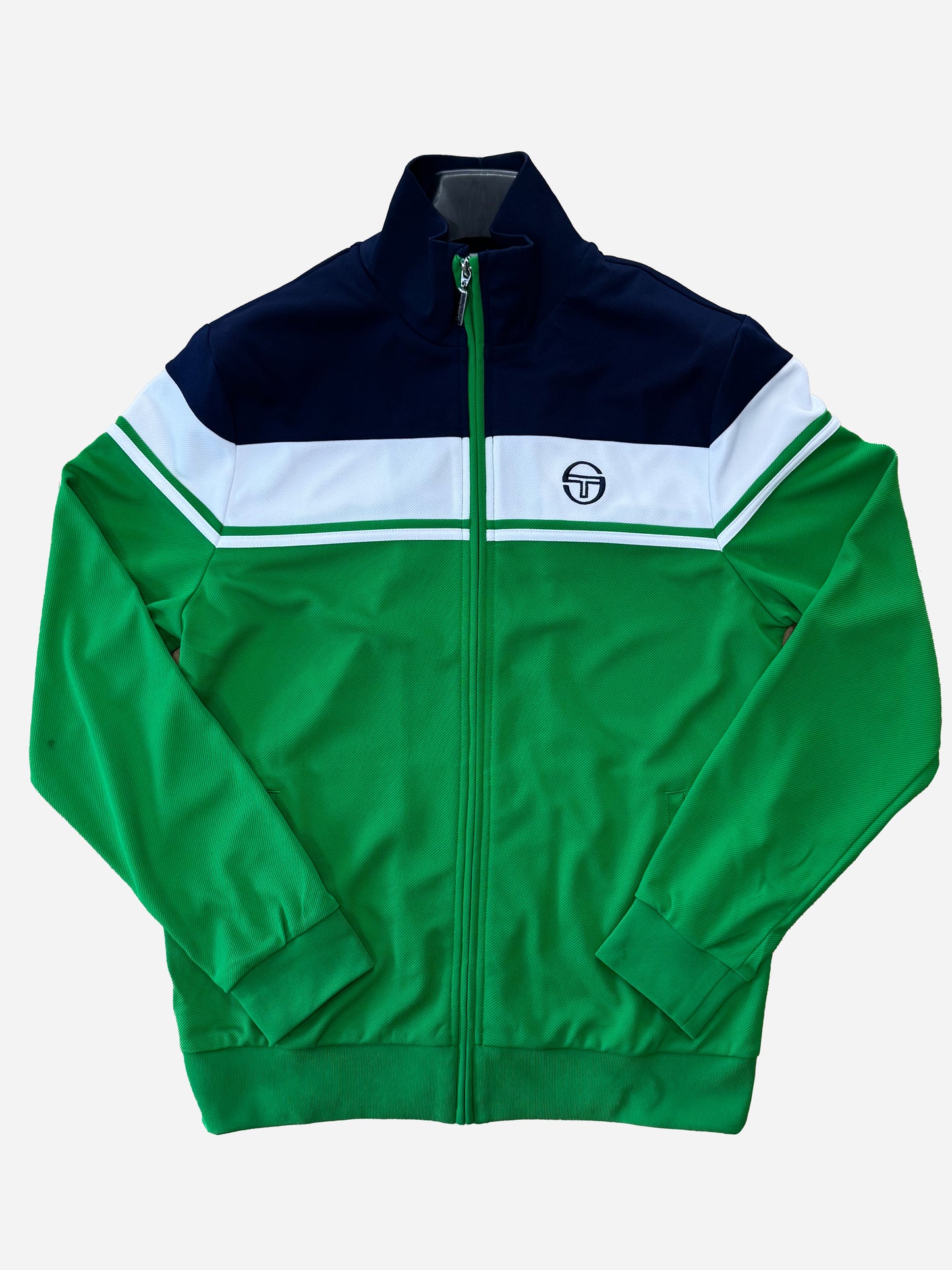 Sergio Tacchini Damarindo Track Top Martime Blue / White / Fern Green