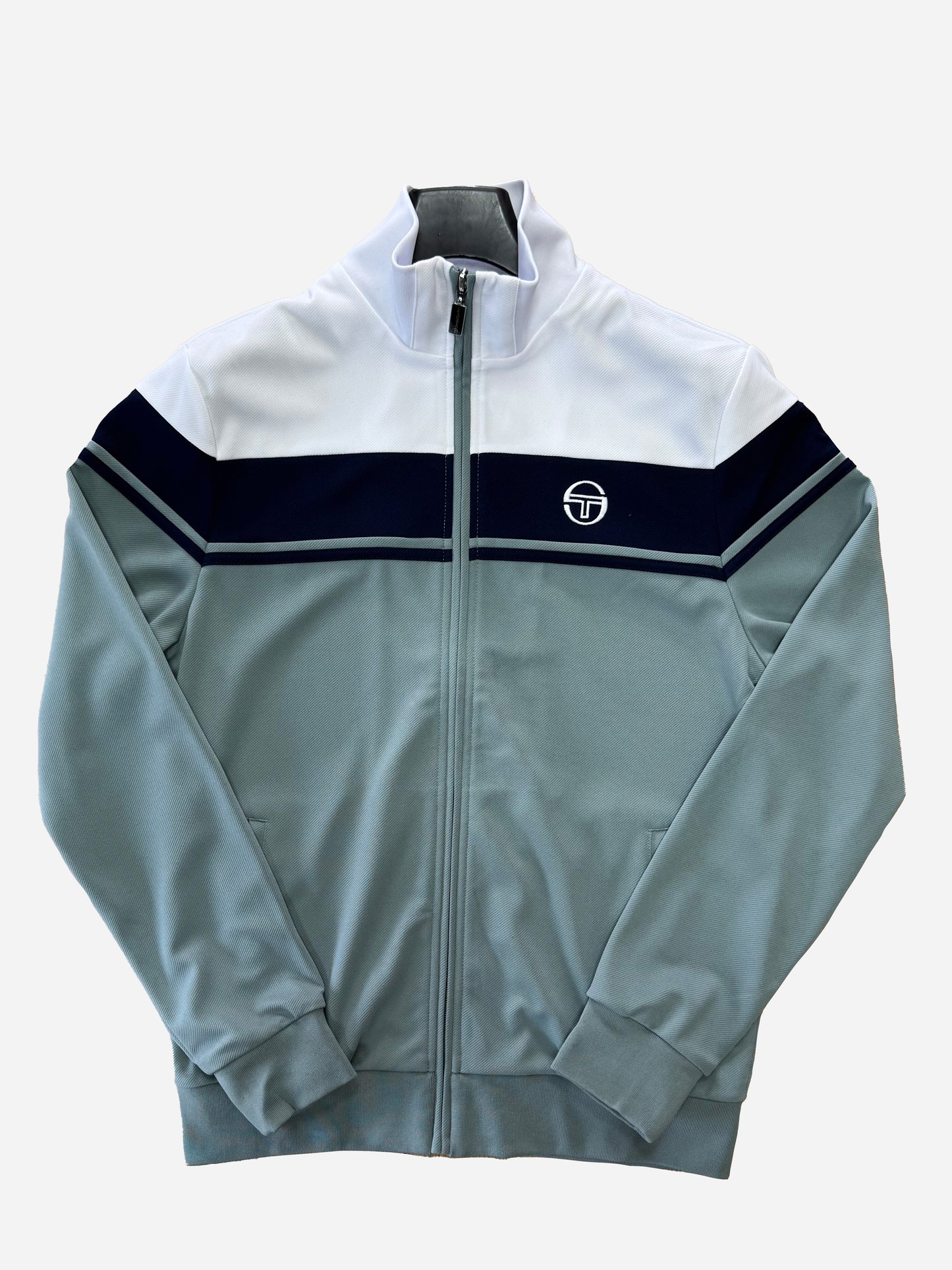 Sergio Tacchini Damarindo Track Top White / Martime Blue / Lead