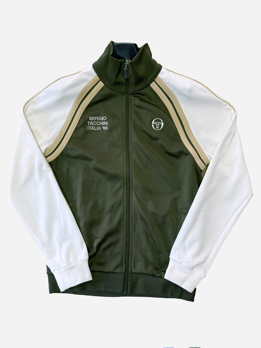 Sergio Tacchini Ghibli Davis Track Top Dark Olive / Gardenia / Mojave Desert