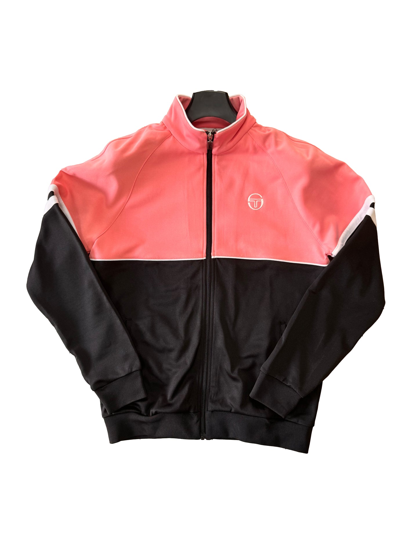 Sergio Tacchini Orion Track Jacket Geranium Pink / Black / White