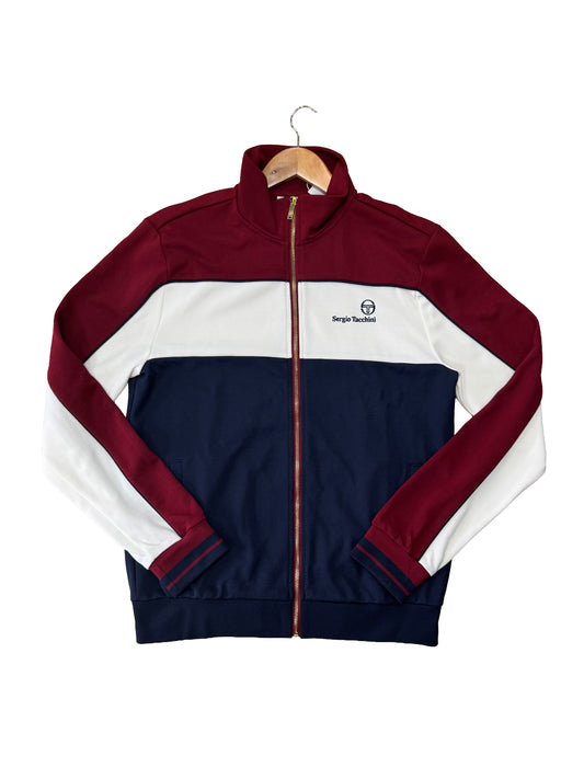 Sergio Tacchini Spiga TT Track Top Merlot / Gardenia