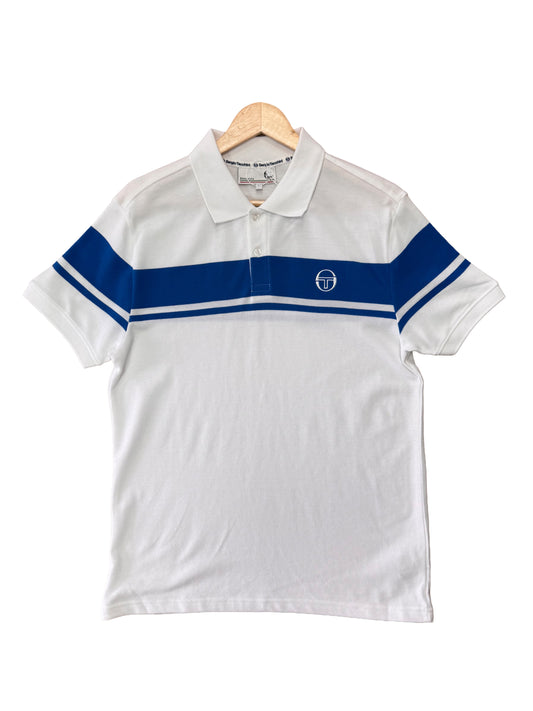 Sergio Tacchini Youngline Polo Shirt White / Princess Blue