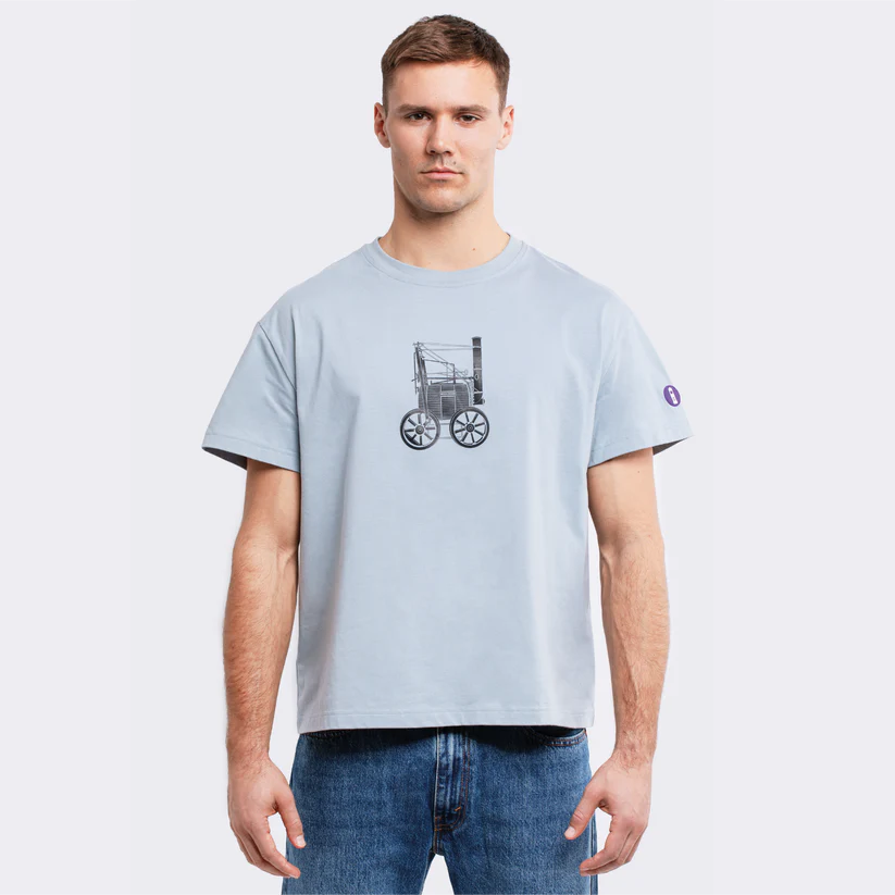 Cambrensis Town T-shirt in Cloud Blue