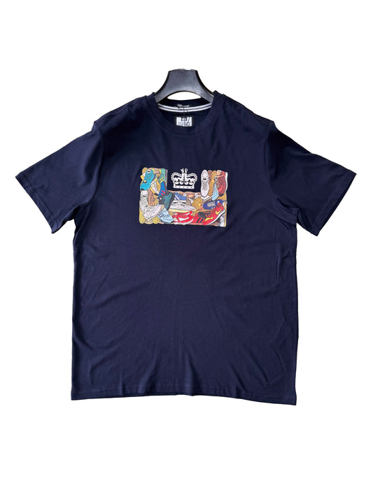 Weekend Offender Darblay Navy T-Shirt