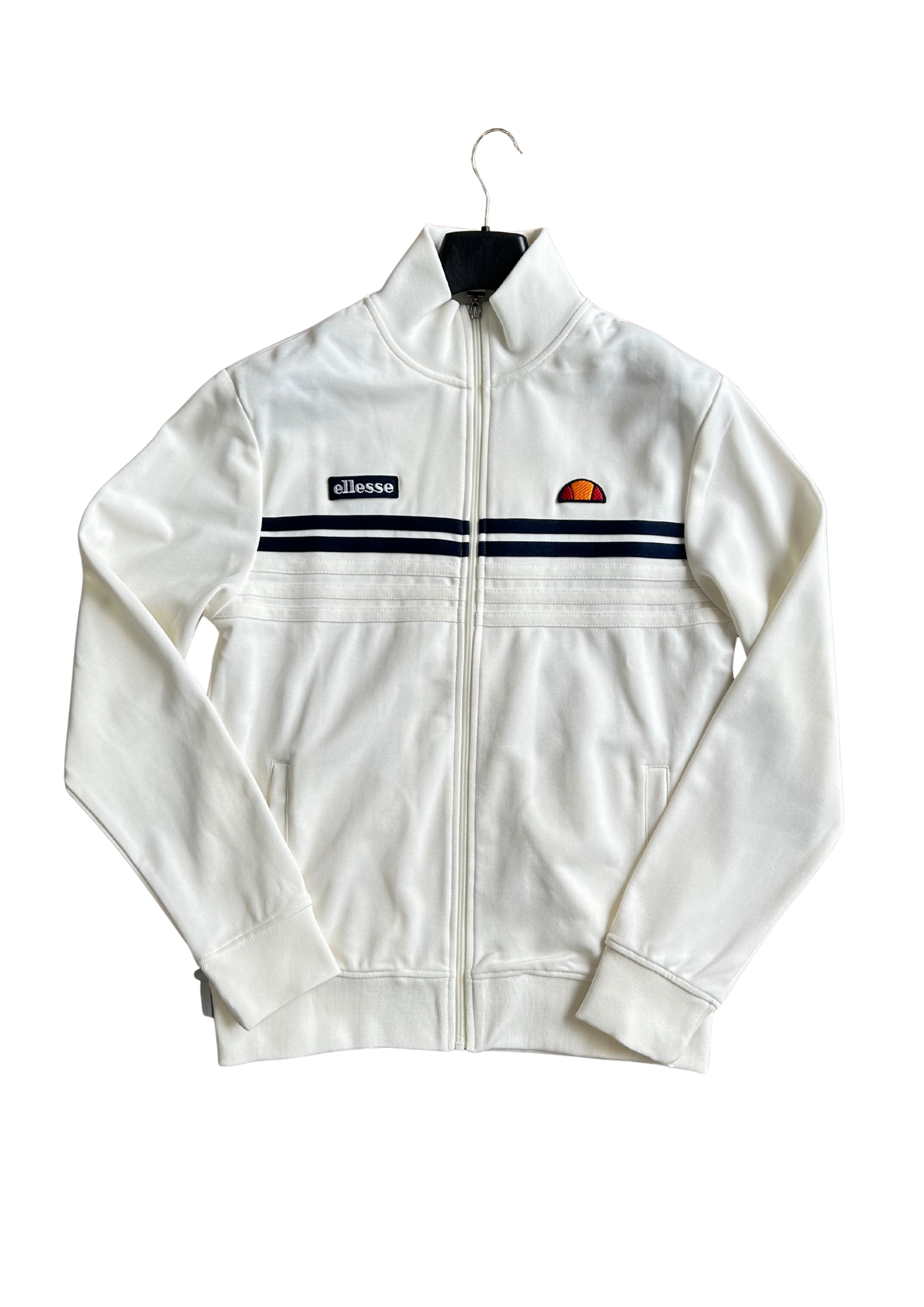 Ellesse Vicenza Track Jacket Off White