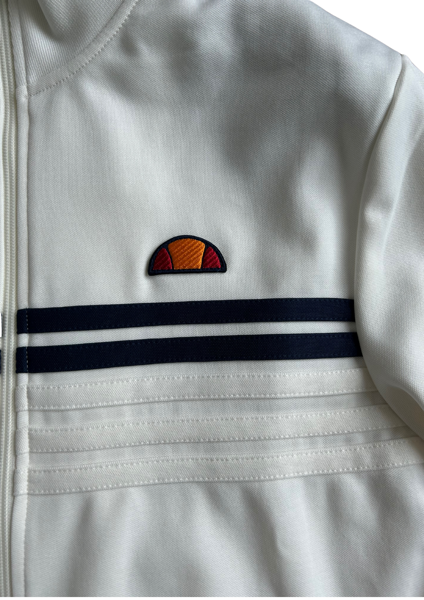 Ellesse Vicenza Track Jacket Off White
