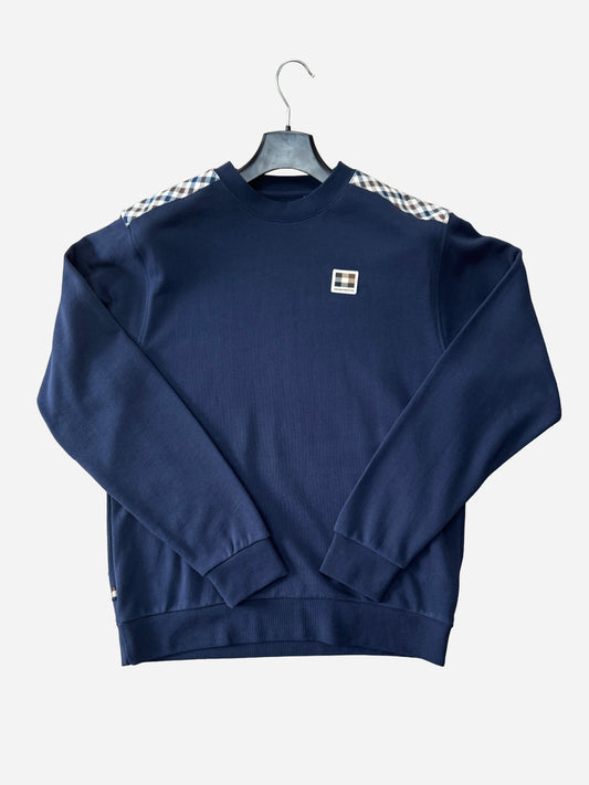 Aquascutum Crewneck Sweatshirt Navy
